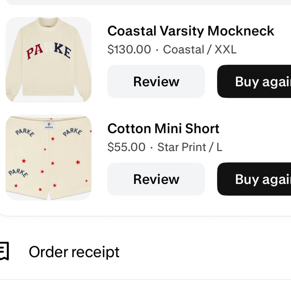 Coastal Varsity Mockneck Sweater - Cream